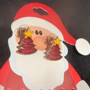 Festive Christmas Tree Earrings